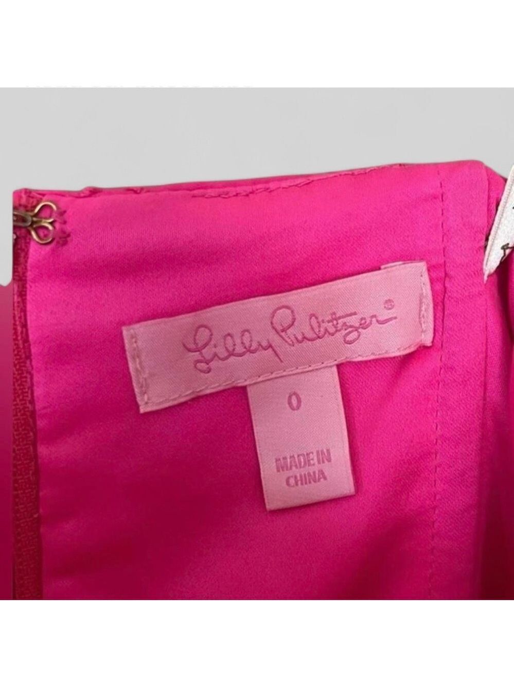 Lilly Pulitzer Saavy Organza Floral Strapless Mini Dress-Size 0-like new - Picture 6 of 6